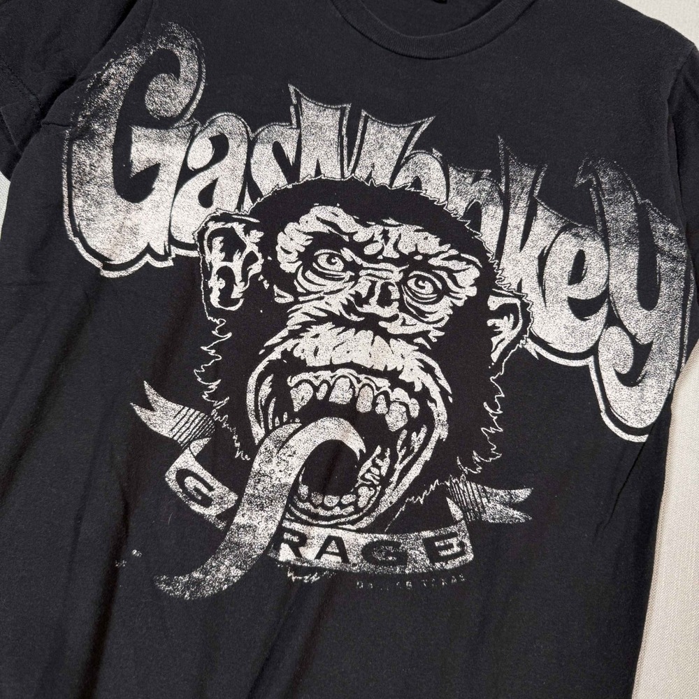 Gas Monkey Garage Blood Sweat and Beers Graphic Tee Black Mens Small S